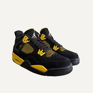 Size 6.5Y - Nike Air Jordan 4 Youth Thunder GS 408452-017